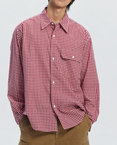Ease Gingham Check Shirt Red