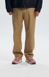 Washed Officer Chino Pants Beige