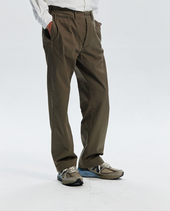 Washed Officer Chino Pants Mud