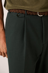 Seersucker Trousers - Green