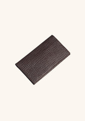 Dark Brown Shark Leather Fold Wallet
