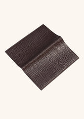 Dark Brown Shark Leather Fold Wallet