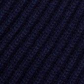 Superfine lambswool shawl coat in navy