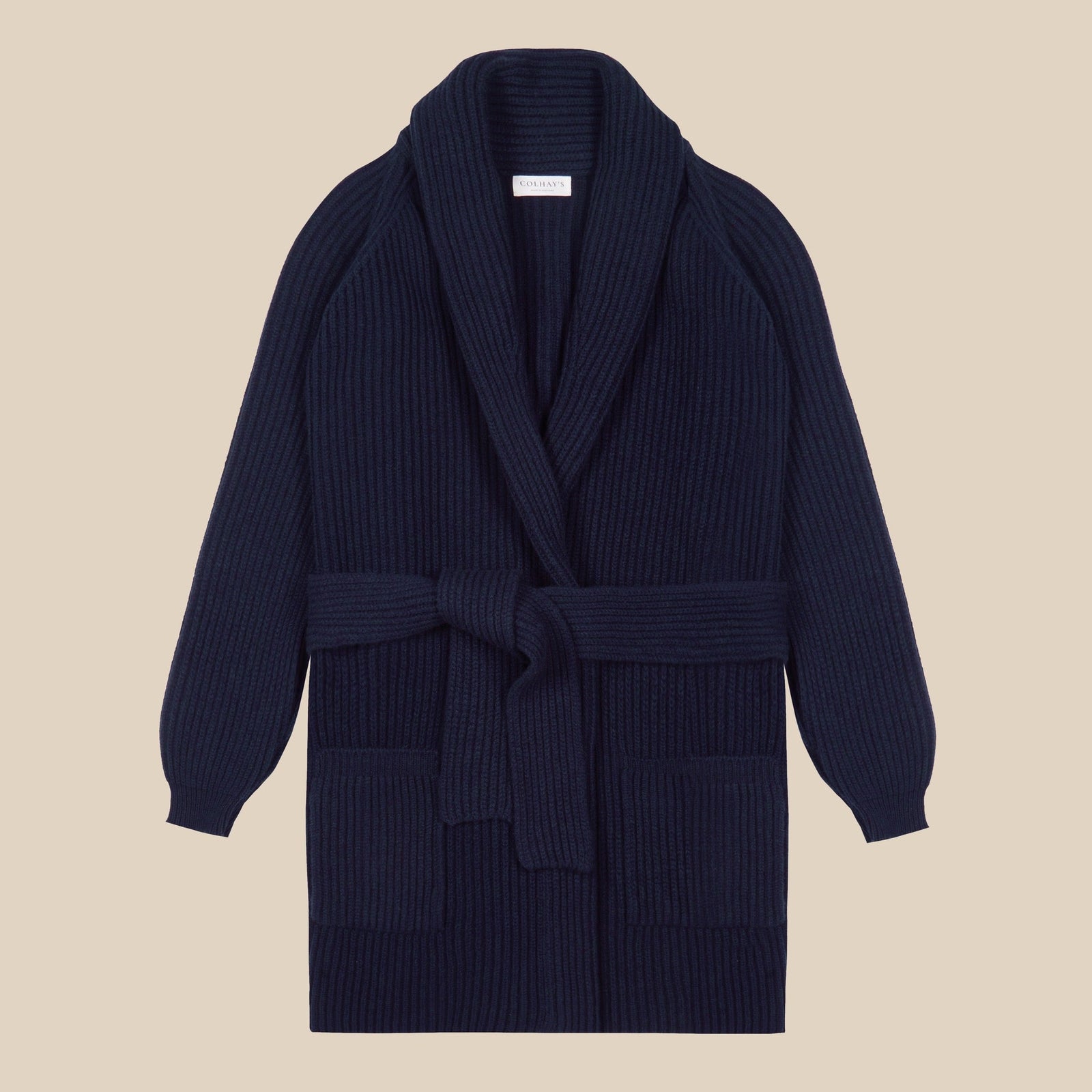 Superfine Lambswool Shawl Coat In