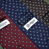 3x Shibumi Flower Printed Silk Ties Colors Selectable