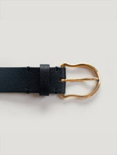 Grain Gold Shield Buckle Belt