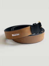 Grain Gold Shield Buckle Belt