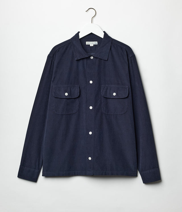 Lightweight Cotton Corduroy Long Sleeve Shirt