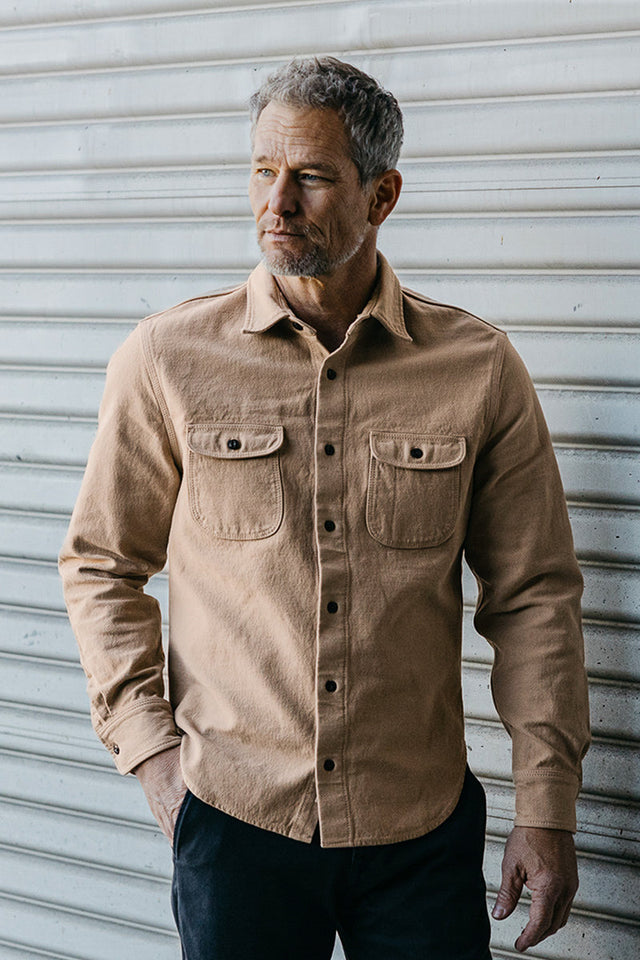 The Brace Vintage Back Sateen - Sawdust - XXL