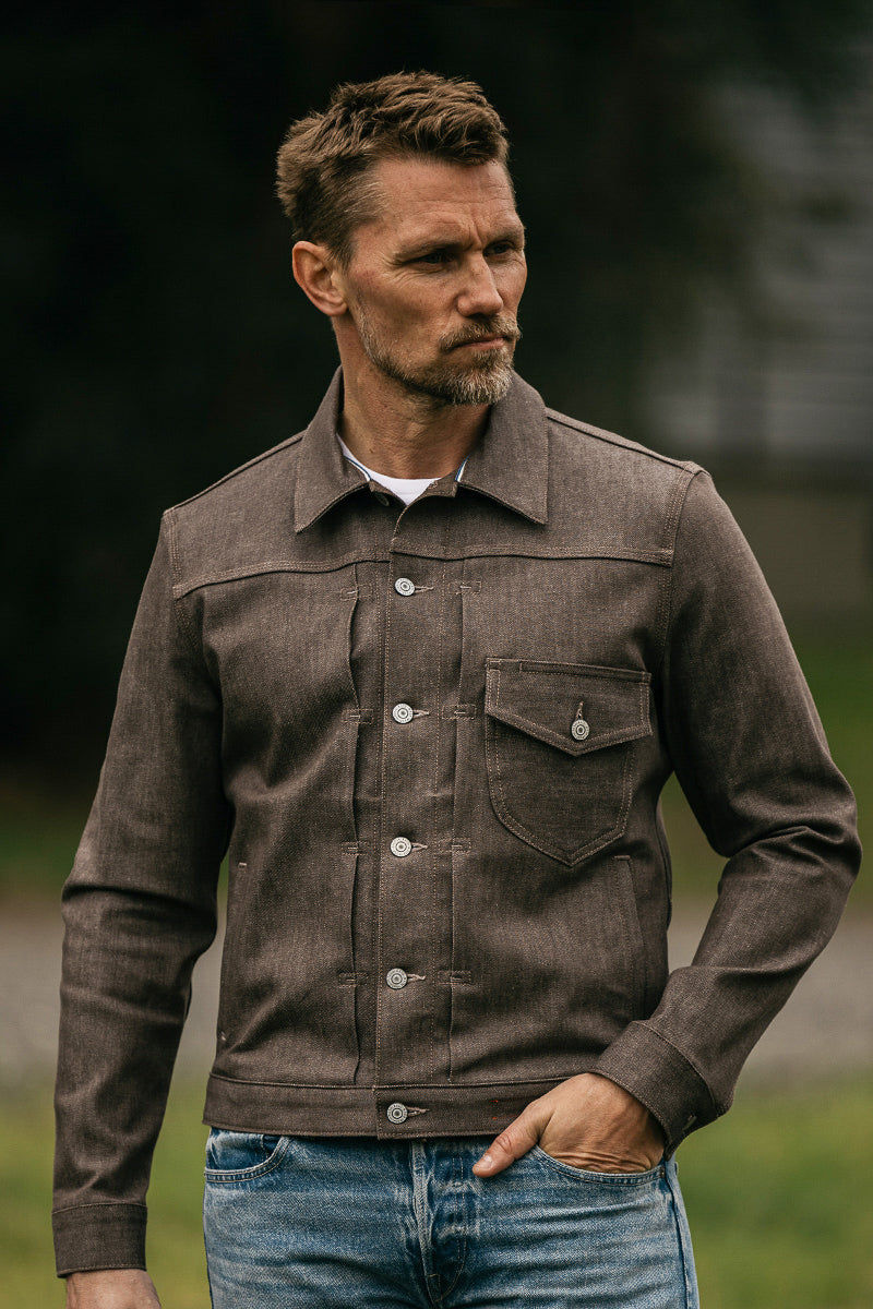The Blade - Brown Raw 10.5oz Selvedge - XXL