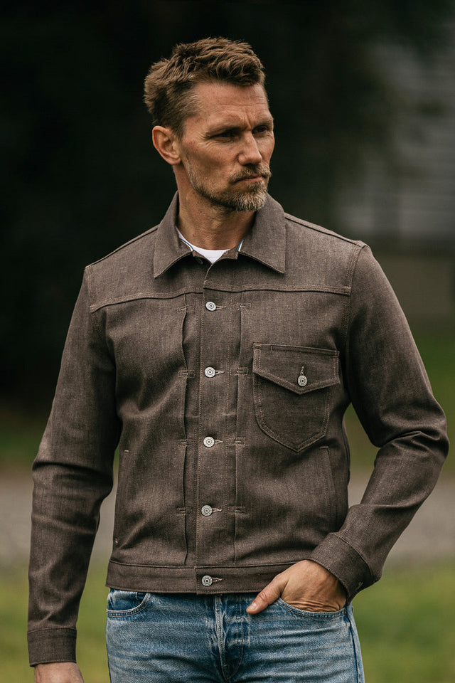 The Blade - Brown Raw 10.5oz Selvedge - XXL