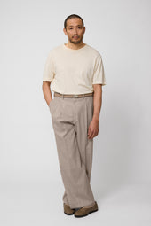T-Shirt (Ivory Cotton Silk Pique)