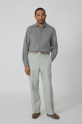 Spread Collar (Sage Double Cotton Pique)
