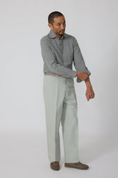 Spread Collar Double Cotton Pique