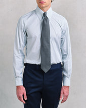 Green Multi Stripe Tab Collar Shirt