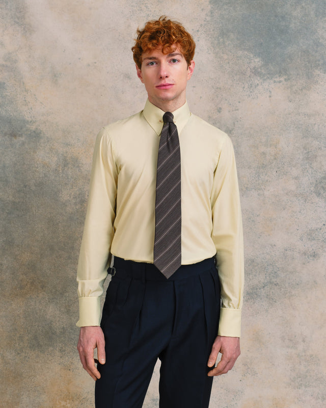 Yellow Pin Collar Shirt