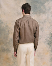Linen Classic Collar Linen Shirt