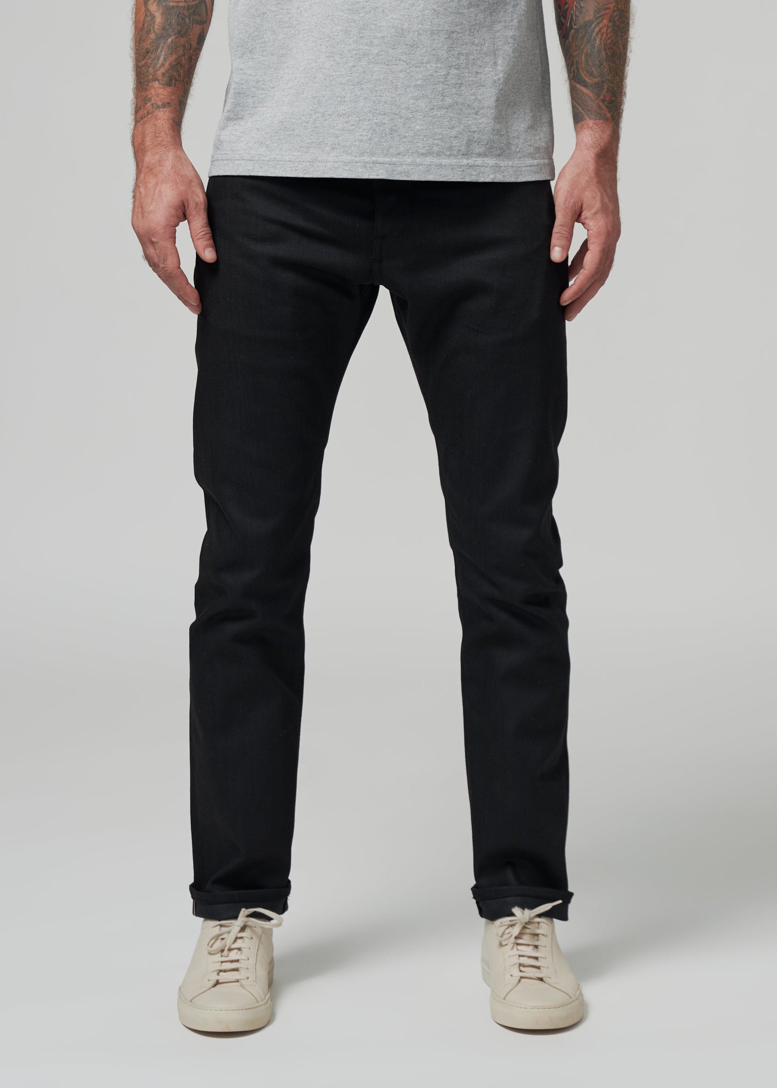 Slim Black Stretch Selvedge