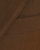 Brown Seersucker Classic Trousers