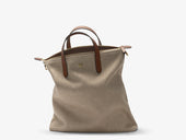 M S Shopper Grand Herringbone Cuoio