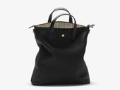 Shopper, Leather - Black/Black