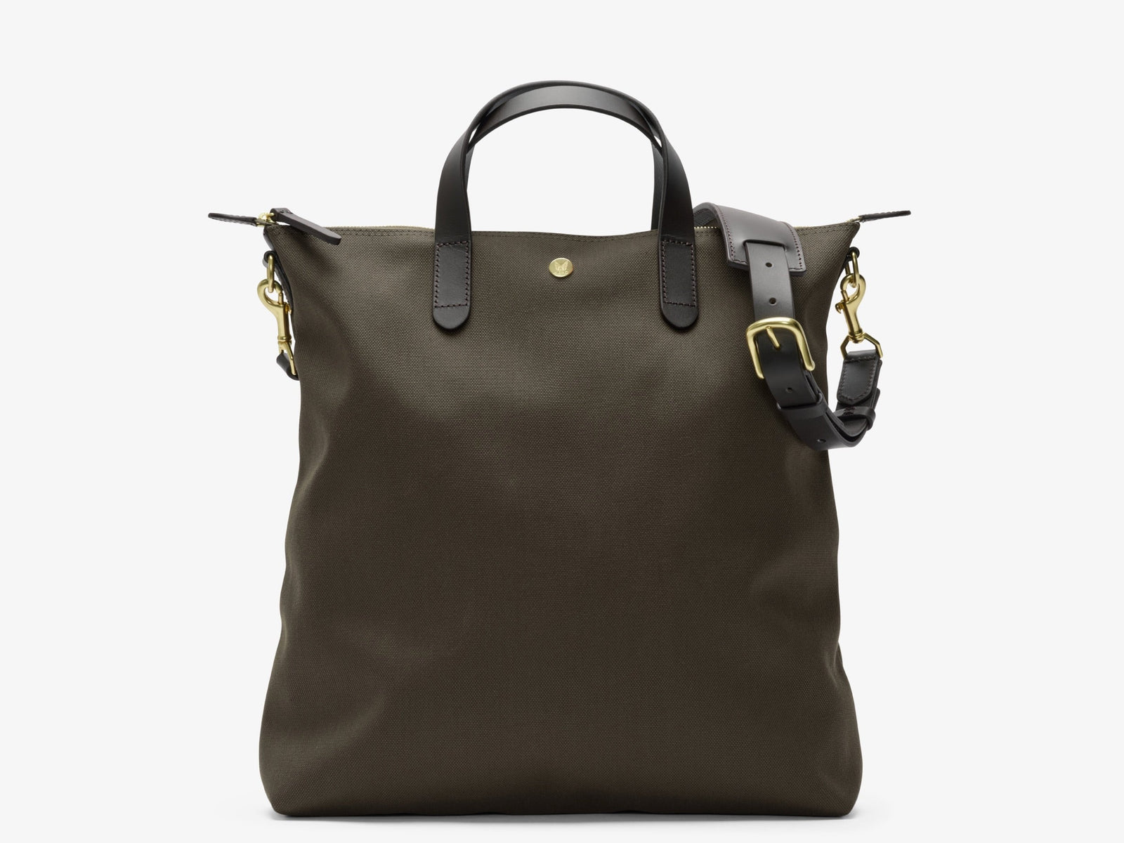 M/S Shopper – Army/Dark Brown