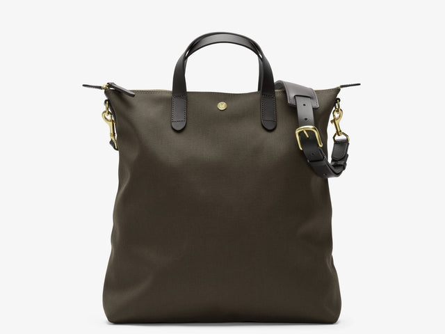 M/S Shopper – Army/Dark Brown
