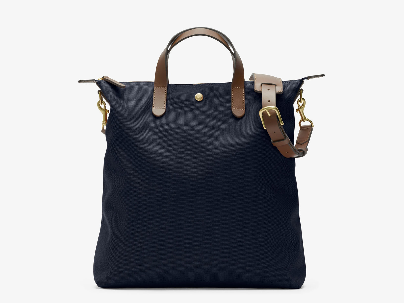 M S Shopper Deep Sea Blue Cuoio