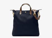 M/S Shopper - Deep Sea Blue/Cuoio