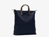 M S Shopper Deep Sea Blue Cuoio