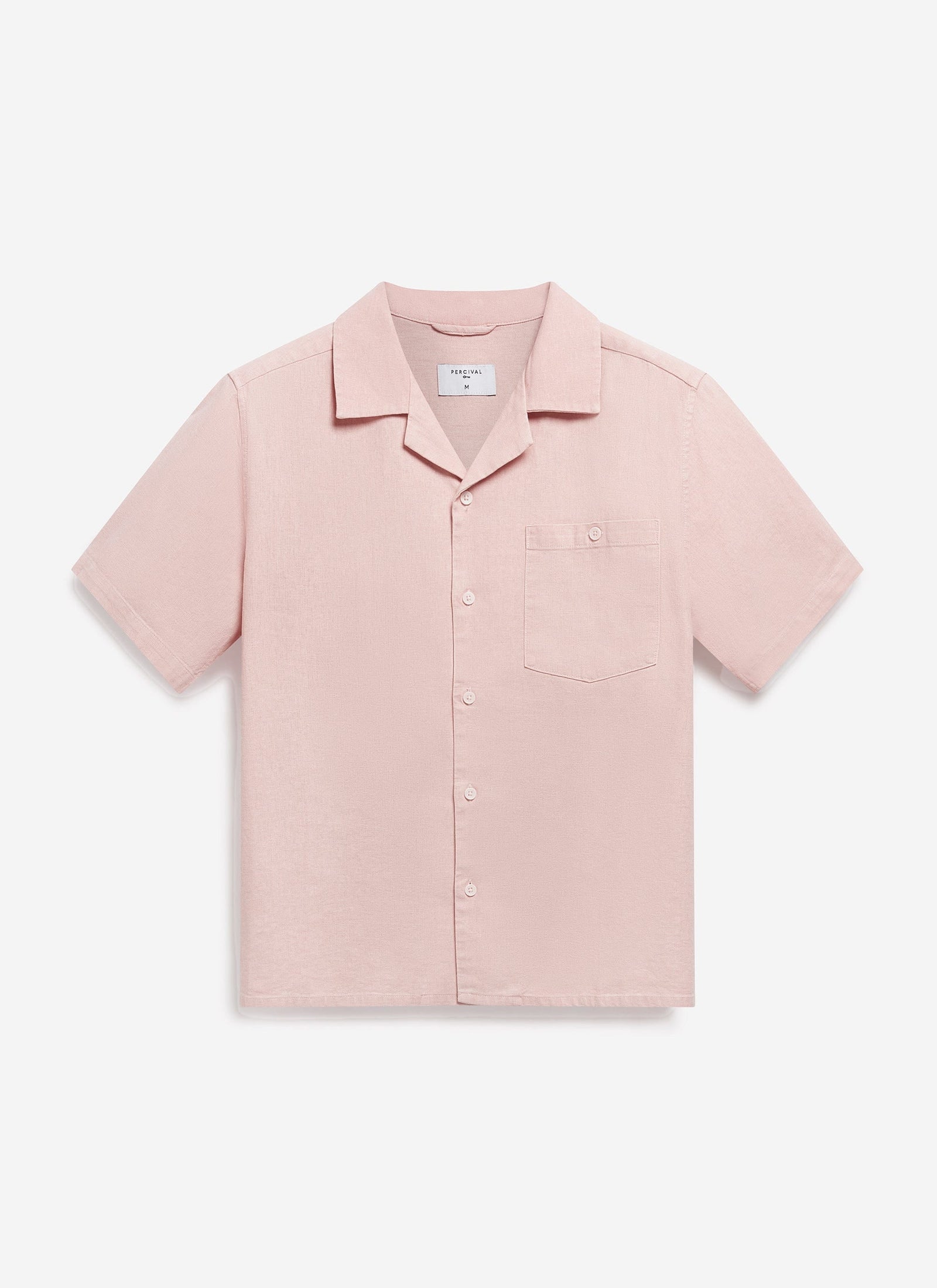 Short Sleeve Cuban Shirt Linen Light