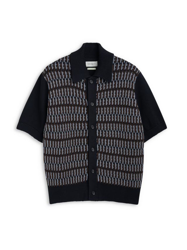 Short Sleeve Rossell Knitted Shirt Ayrton Multi