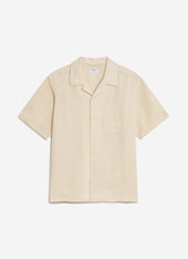 Short Sleeve Cuban Shirt | Linen | Cream