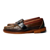 Medallion Saddle with Kiltie - Cordovan Crazy — YUKETEN