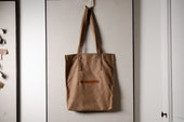 Signature Wool Tote Bag Tall Cocoa