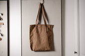 Signature Wool Tote Bag Tall Cocoa