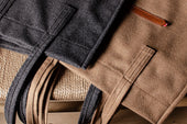 Signature Wool Tote Bag Tall Cocoa