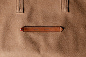 Signature Wool Tote Bag Wide Cocoa