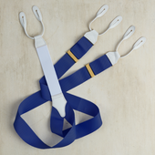 Handmade Silk Braces in Royal Blue