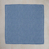 Silk Spotted With Edge Pocket Square In
