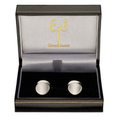 Silver Plano-Concave Cufflink