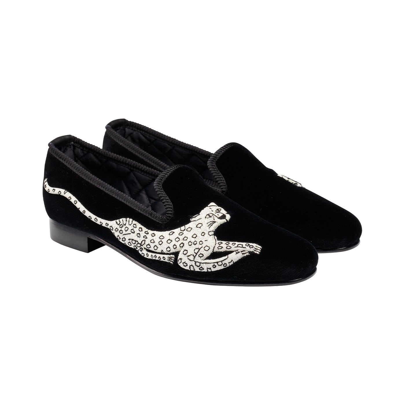 Leopard Black Velvet