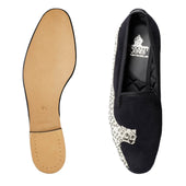 Leopard Black Velvet