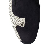 Leopard Black Velvet