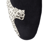 Leopard Black Velvet