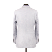 Single Breasted Notch Lapel Jacket In Houndstooth