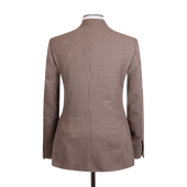 Single Breasted Notch Jacket In Houndstooth
