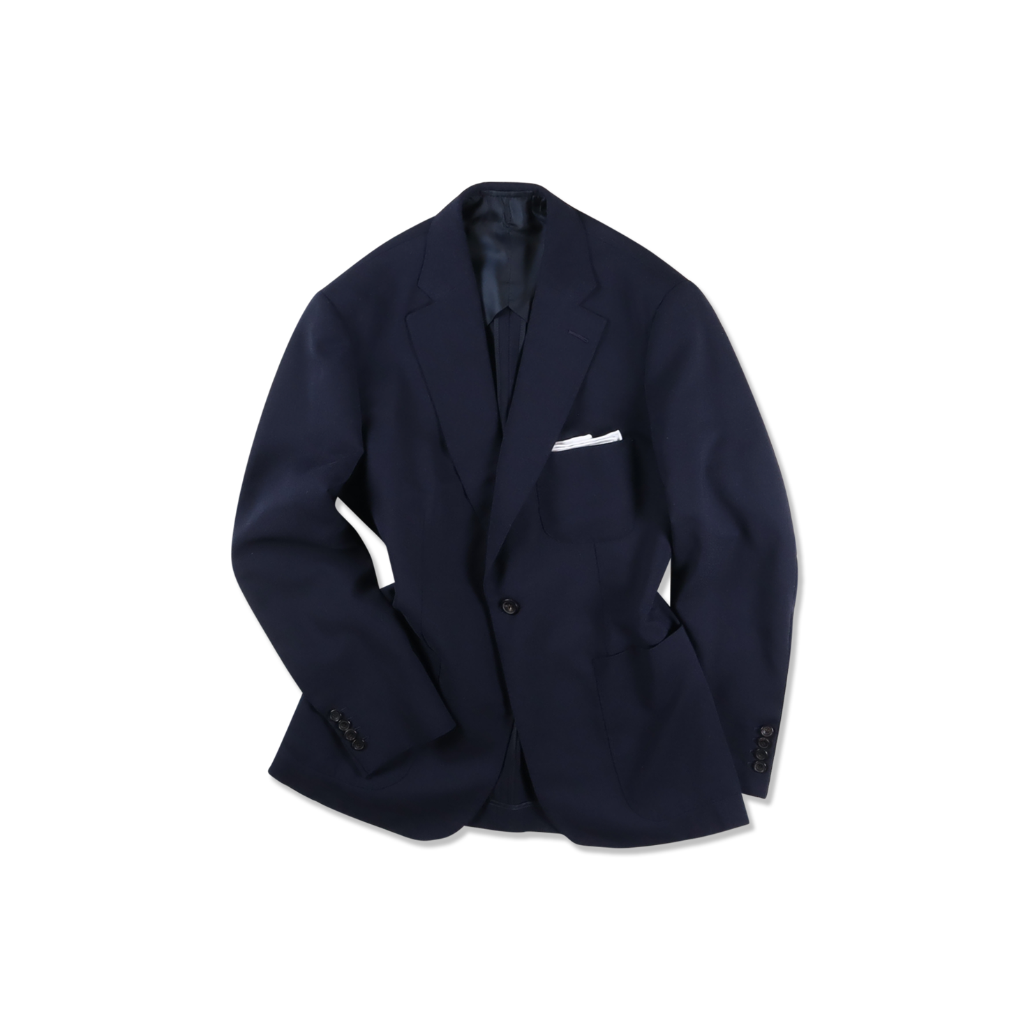 Single Breasted Travel Jacket In Hopsack