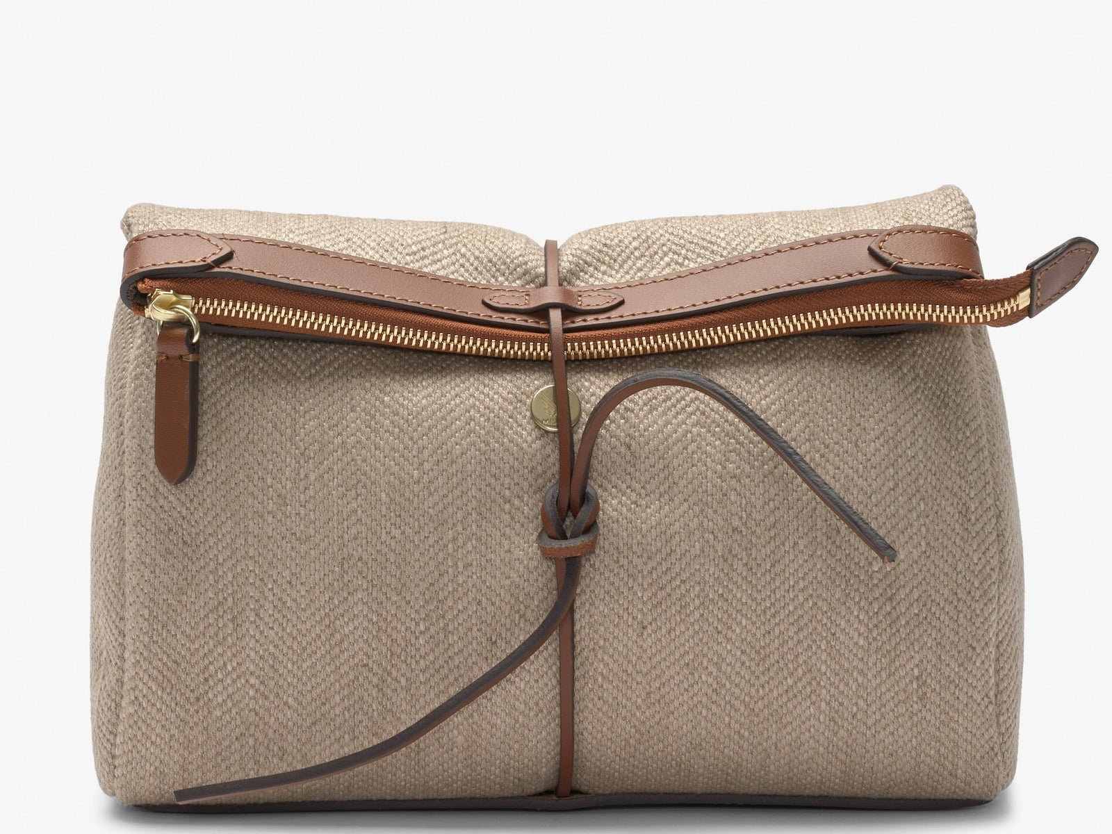M S Carry Grand Herringbone Cuoio