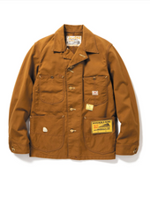 Sugar Cane Work Coat Brown Duck Canvas